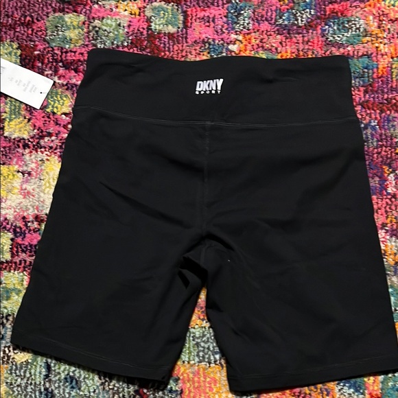 DKNY Black Biker Shorts - Picture 5 of 5